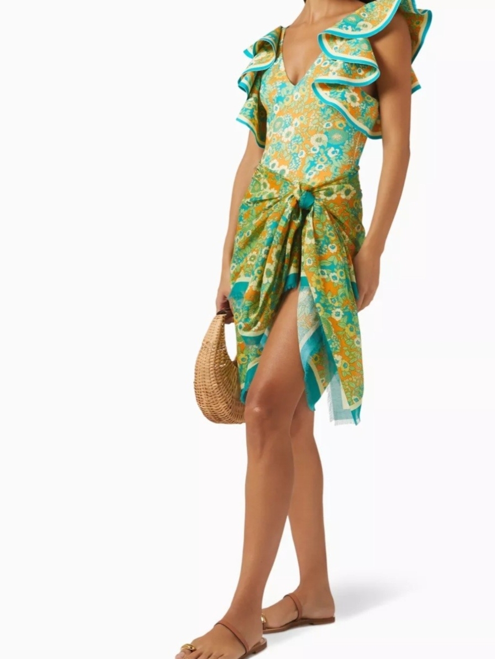 *NWOT* Set Alemais "CRISTINA" Swim + "JEFF" Pareo Wrap FAB!!!